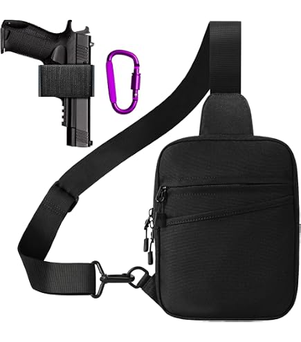 Amazon.com: JIANEEXSQ Men's Shoulder Bag Gun Case Single Bag